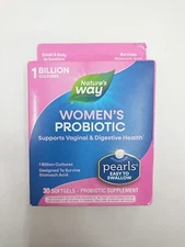 Nature's Way Women's Probiotic Pearls Supports Vaginal and Digestive Health 30ct