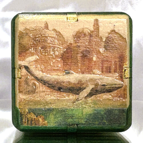 Skyward Swimmer - Whale Soars From Embrace - Backgammon Double Cube - Bild 7 von 9