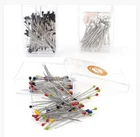 Straight Pins Assorted Colour Glass Head Stud Dressmaking Sewing Hemming Turkish