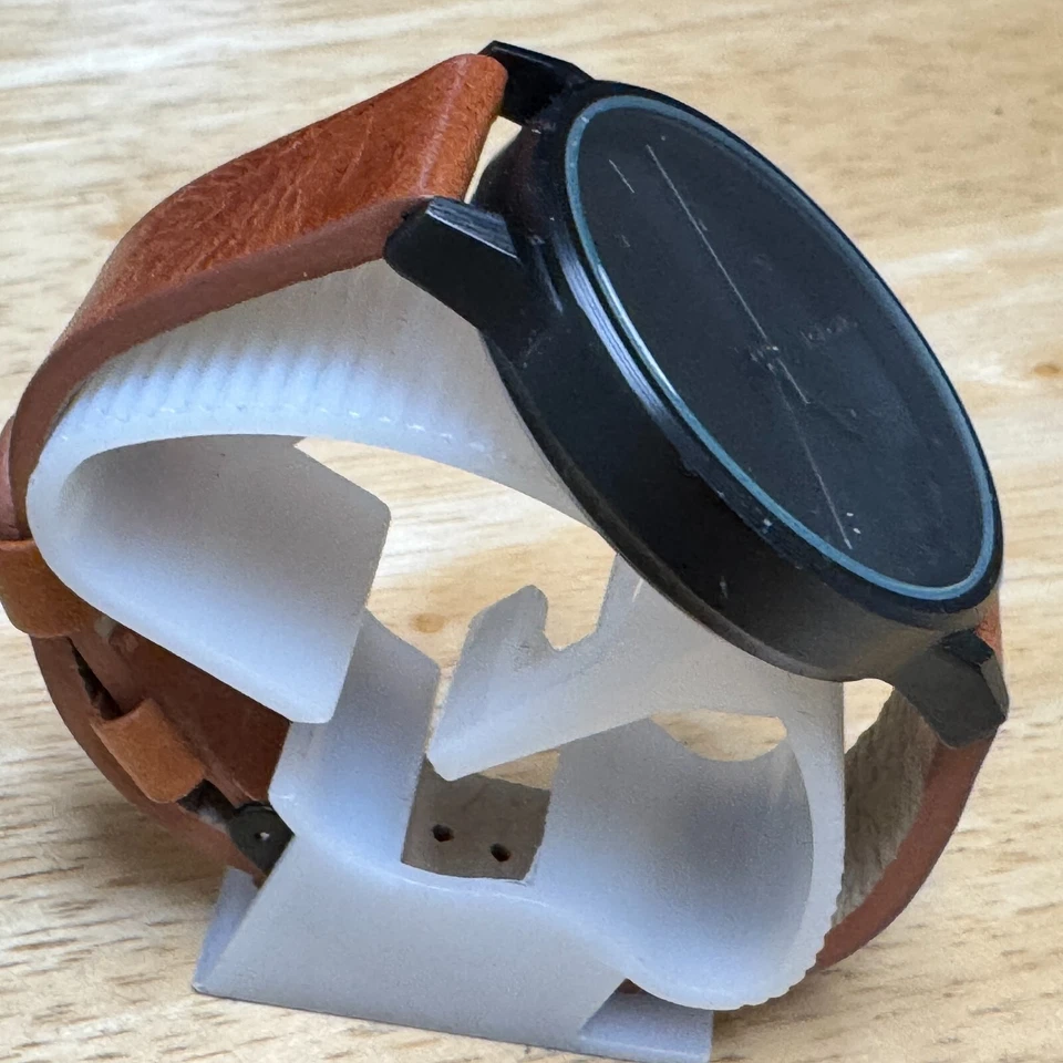 Winston Komono Quartz Watch Men 30m Black Brown Leather Japan Analog New Battery - Image 3 of 4