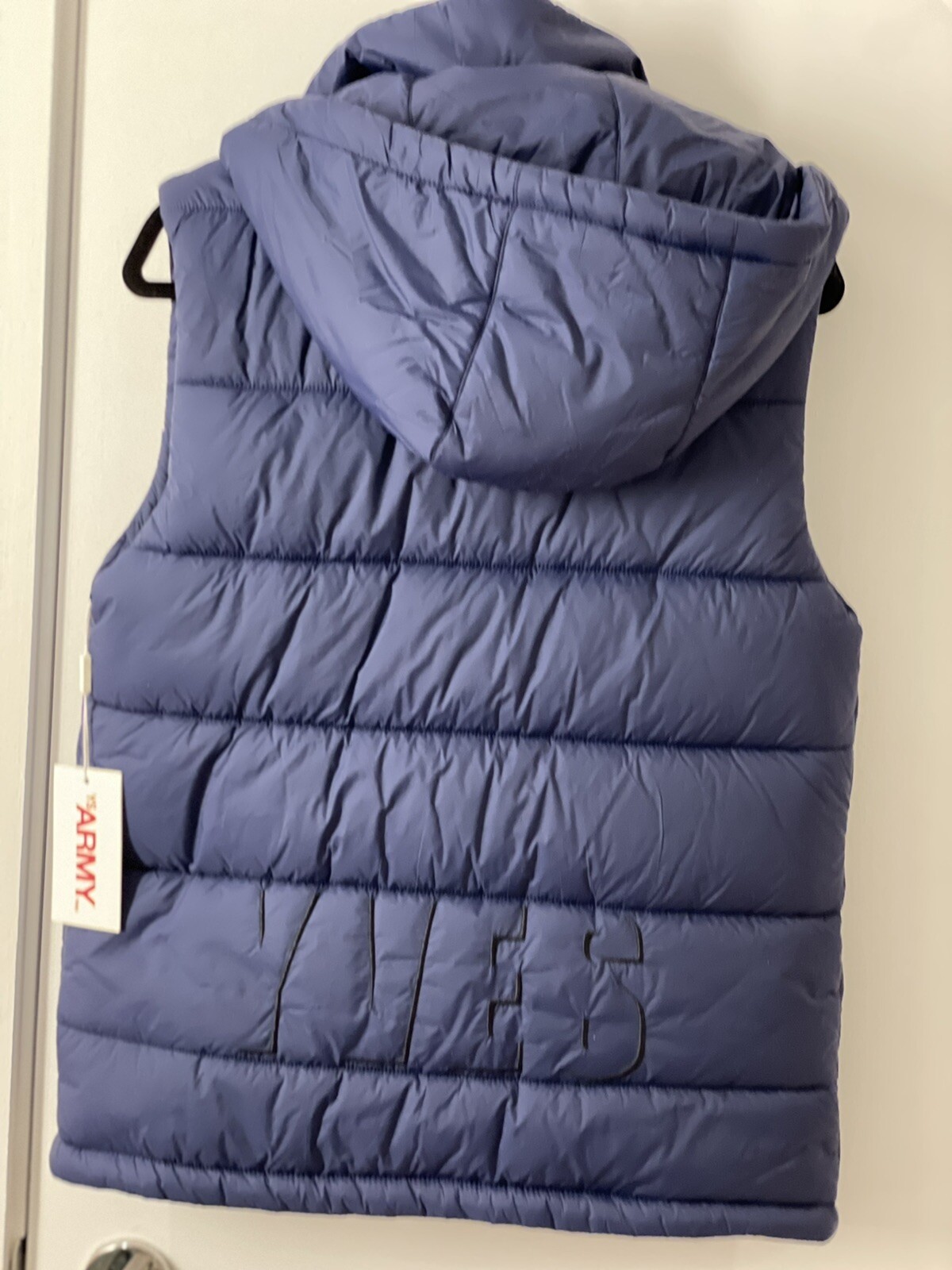 GIACCA CON CAPPUCCIO UOMO NUOVA CON ETICHETTE $1380 YVES SALOMON ARMY 44