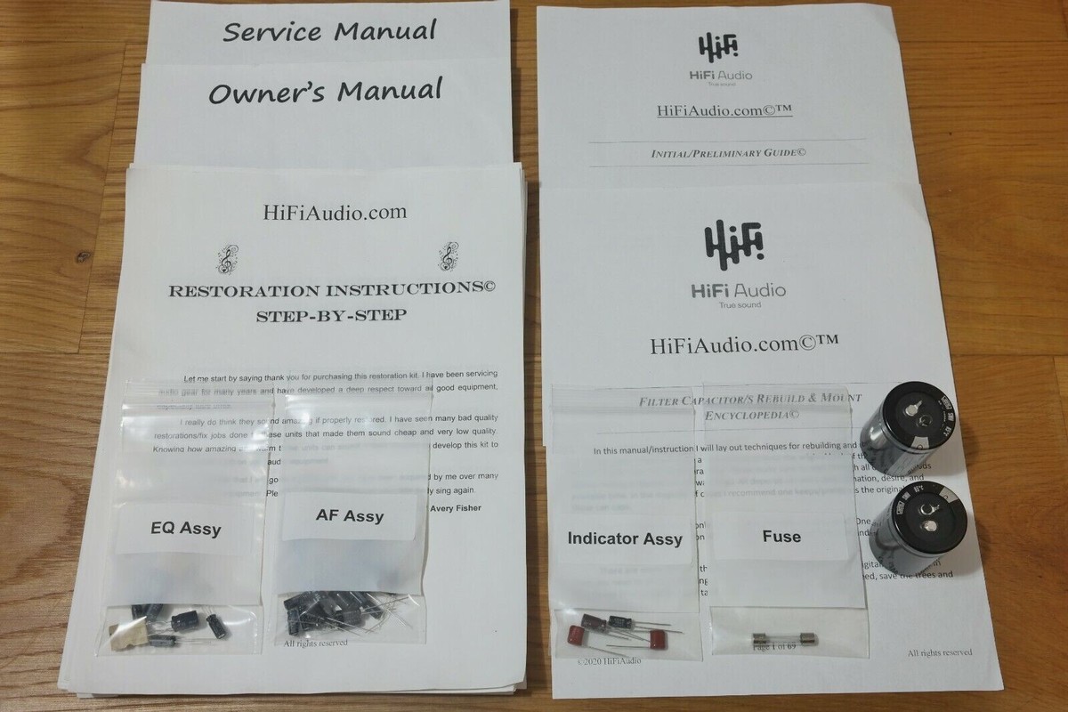 Pioneer SA-6800 rebuild restoration recap service kit repair