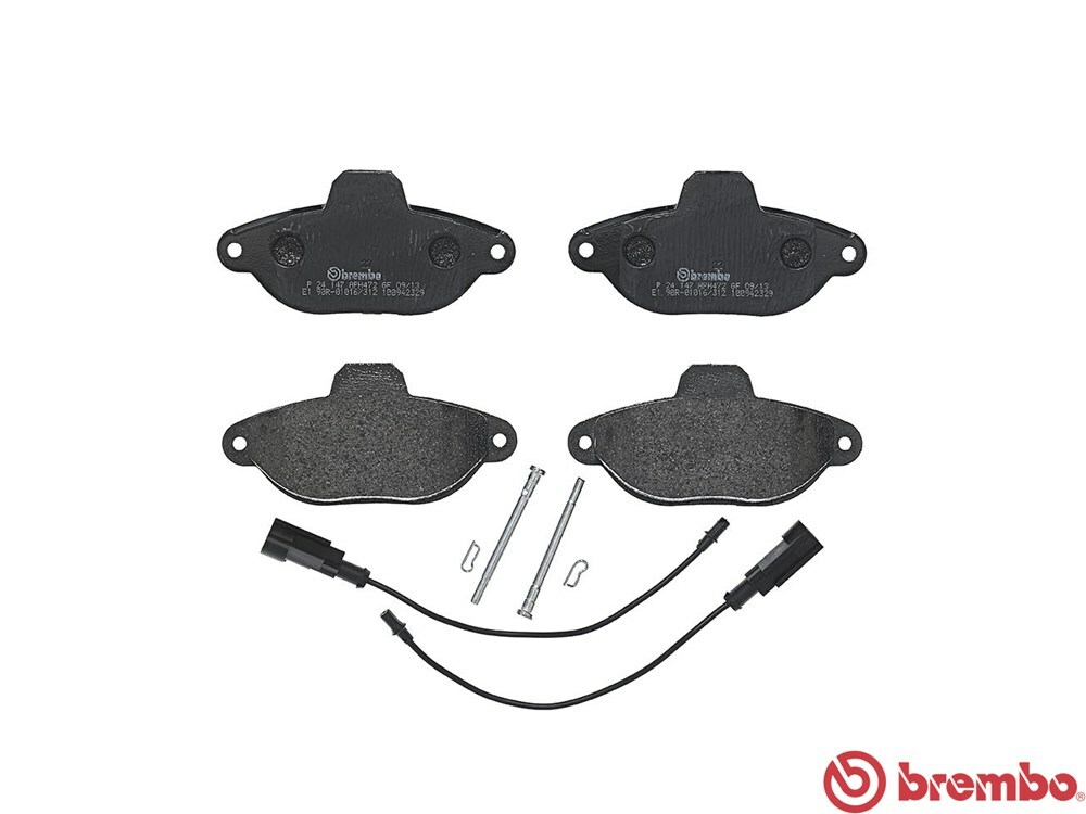 Pastiglie Freno Fiat Panda 2 169 1.1 e 1.2 40-44-51 Kw Benzina Anteriori Brembo - Miniatura 3