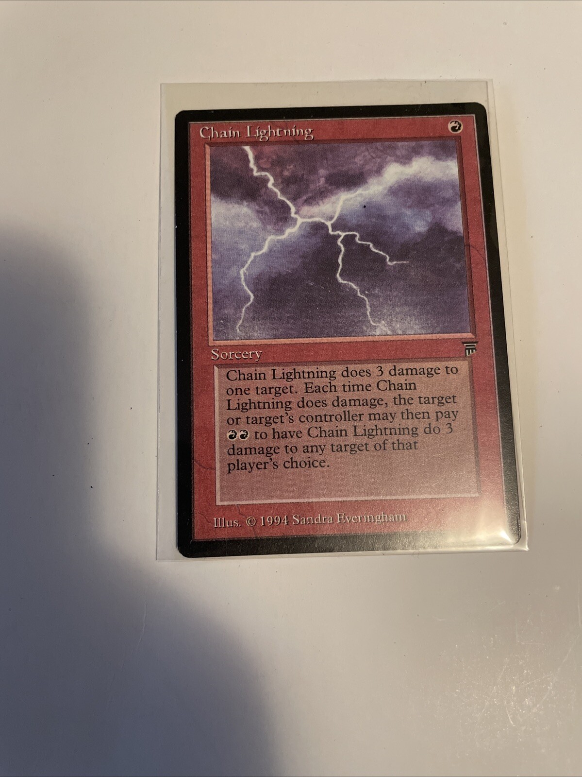 MTG Magic the Gathering Legends Chain Lightning Card NM/Mint | eBay