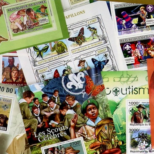 Stamp Collection Scouts 25+ Different Sets Topical Stamps MNH Sets - 第 4/5 張圖片
