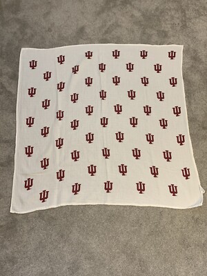 University Of Illinois Muslin Swaddle Blanket - Three Little Anchors 47x47 Inch Cotton