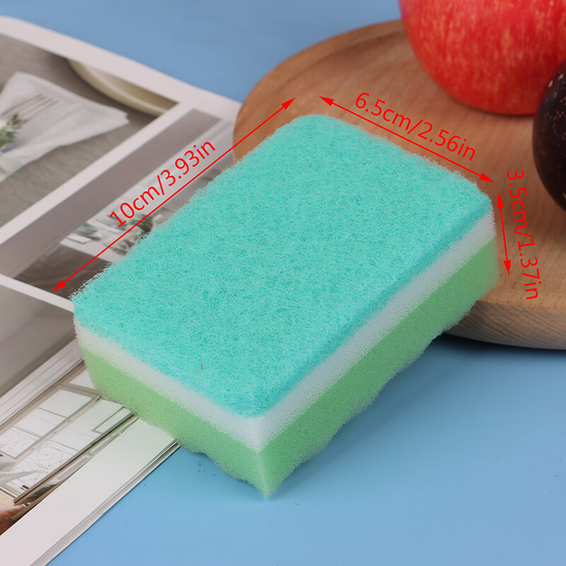 Sponge Scouring Pad Kitchen Household Home Cleaning Pad Dishwashing