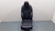 BMW X3 G01 F97 G08 FRONT RIGHT DRIVER SIDE LEATHER SEAT BLACK + BLUE STITCHING