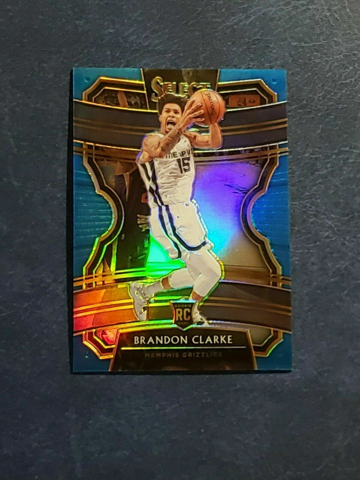 Brandon Clarke RC 2019-20 Select Basketball Light Blue Prizm 49/299 #76
