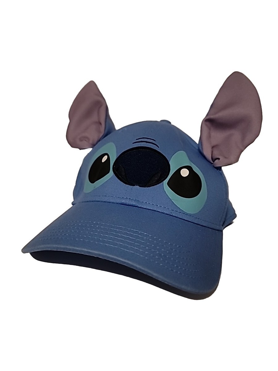 Disney Parks Stitch Big Ears Stitch Face Snapback Hat