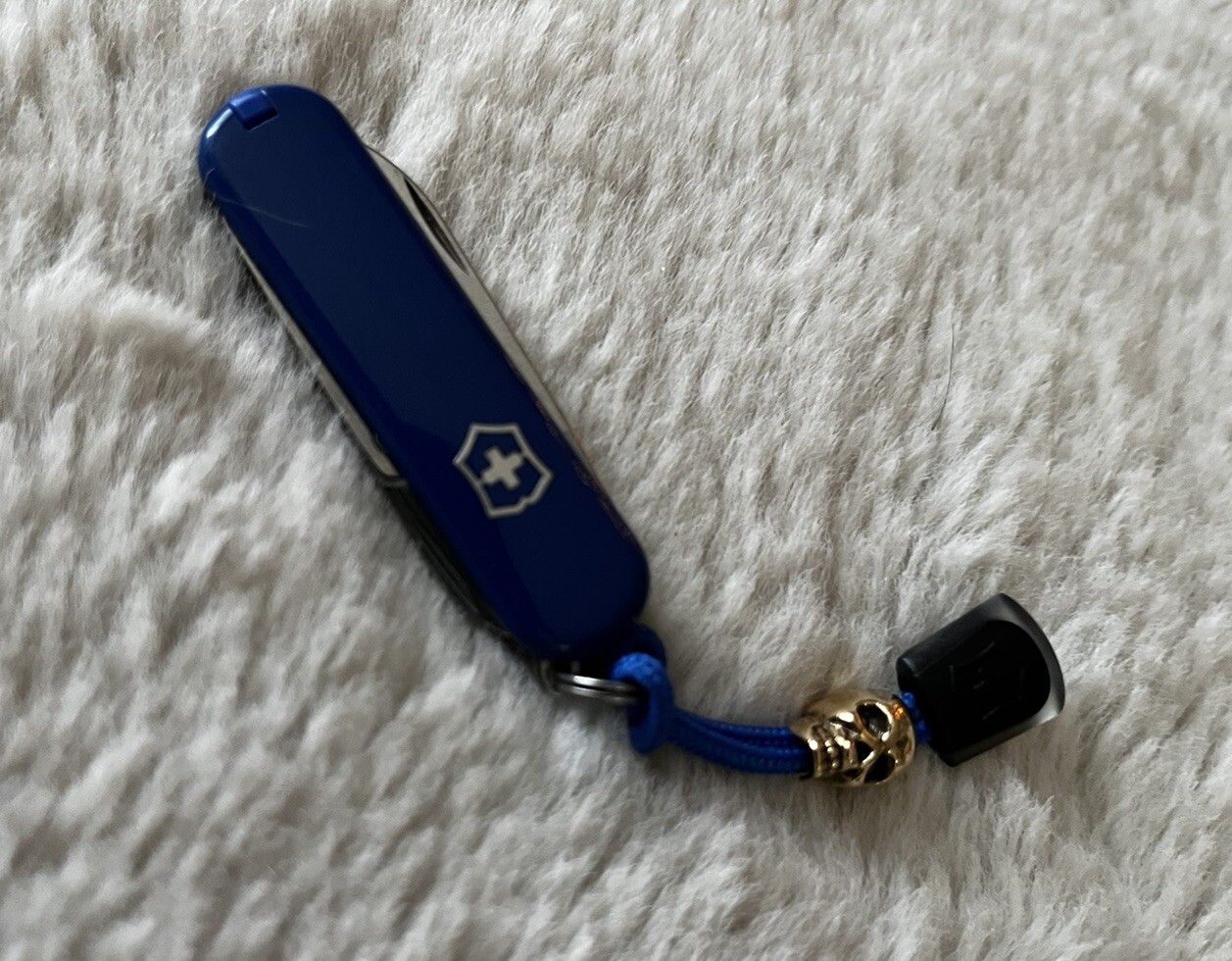 Victorinox Swiss Army Knife Classic SD W/New Matching Lanyard, Skull Bead, More! eBay