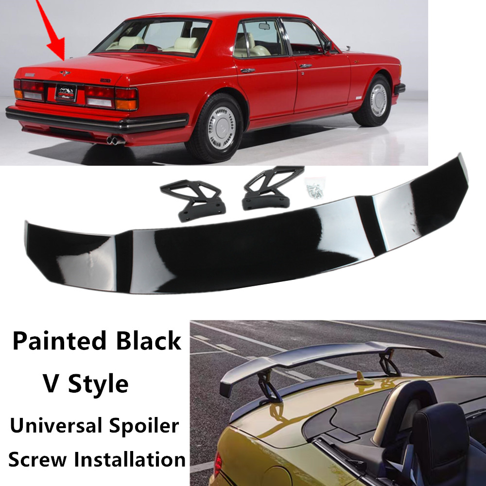 Universal Fit For Bentley Turbo R 88-98 Racing Style Rear Trunk Lid Spoiler Wing