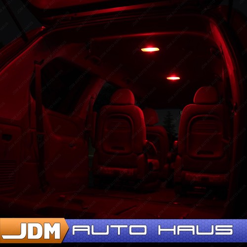 Kit de paquete de luces LED domo mapa interior 16x rojo para Cadillac CTS CTS-V 2008-2013 - Imagen 8 de 9