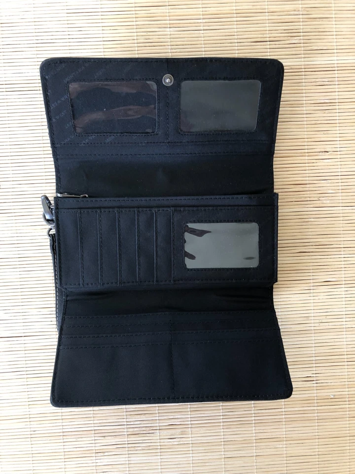 Cartera Muñequera Montana West Patrón Azteca Turquesa Plata Tachonada Ranuras para Tarjetas Foto 4 de 4