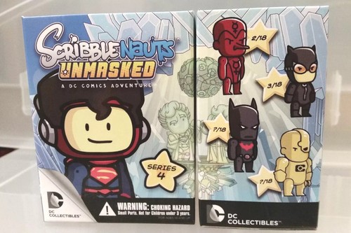 Scribblenauts Unmasked GOLD CYBORG chase vinyl figure series 4 DC Collectibles - Bild 4 von 5