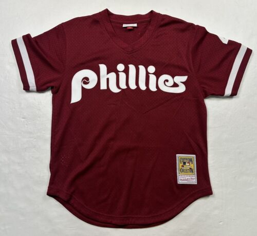 Mitchell Ness Philadelphia Phillies Lenny Dykstra Throwback Jersey Mens M 1991