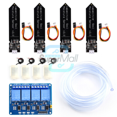 DC5V 4 CH Automatic Watering irrigation System DIY Relay Module Soil Humidity