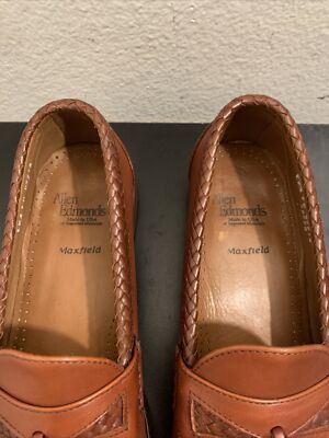 Allen Edmonds Maxfield Braided Tassel Loafer Leather Brown  display picture 3