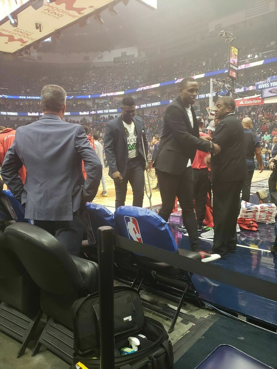 New Orleans Pelicans Washington TIckets Floor Row Behind