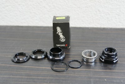 TECORA Steuersatz 1 1/8'' Schraub Kult Retro Schwarz NEU NOS NIB OVP