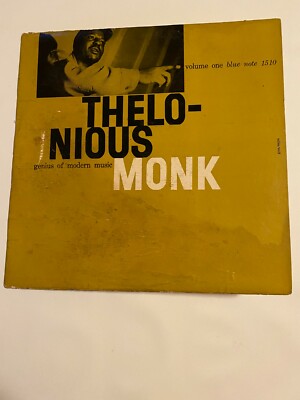 洋楽 Thelonious Monk/volume one blue note1510 THELONIOUS MONK - The Genius Vol. 1 ~ BLUE NOTE 1510 {dg NY USA