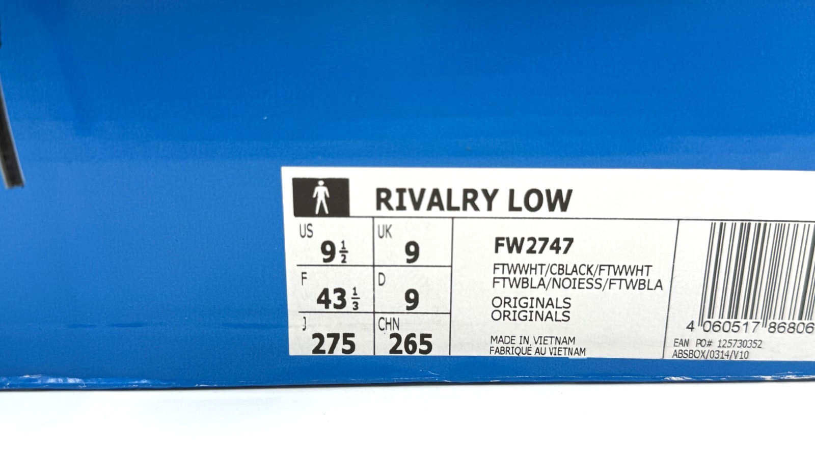 Adidas Rivalry Low FW2747 - Scarpe da ginnastica nuove foto 4