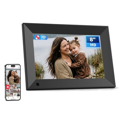 Frameo 8 Inch smart WiFi Digital Photo Frame with 1280x800 HD IPS Touchscreen...