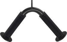Tricep Press Down V Bar Cable Attachment with Non-Slip Rubber Grip