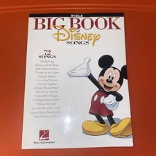 Big Book of Disney Songs : Viola by Hal Leonard Corp. Staff (2012, Trade...