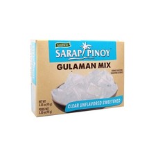 Sarap Pinoy Gulaman Mix CLEAR Unflavored sweetened 95g