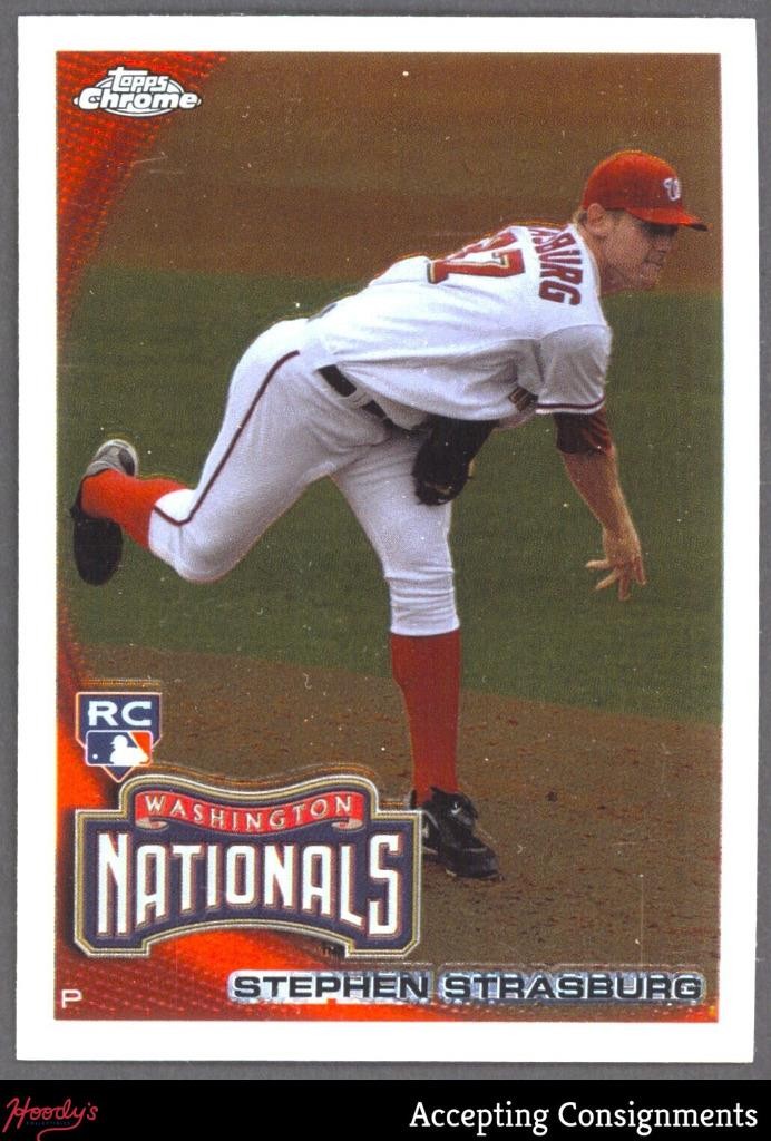 2010 Topps Chrome #212 Stephen Strasburg RC ROOKIE Nationals
