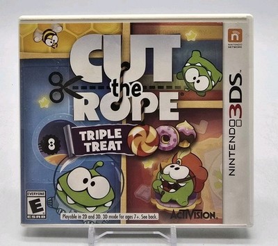 Cut the Rope: Triple Treat (Nintendo 3DS, 2014) Complete in Box CIB Clean Copy