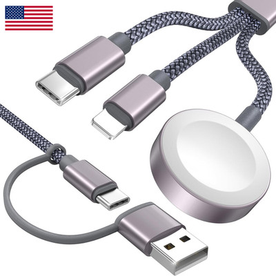 Amasuki Travel Essentials3 In 2 Usb C Cable For Apple Watch Chargeriphone
