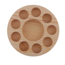 Wood Rack Organizer Holder Box Display Tray Shelf Holds up