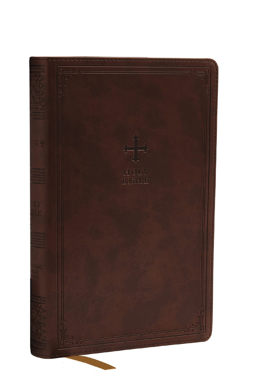 Nrsv Catholic Edition Gift Bible, Brown Leathersoft (Comfort Print, Holy Bible, Complete Catholic Bible, Nrsv Ce) : Holy Bible Catholic Bible Press - Image 4