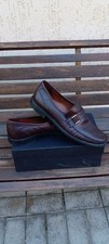 Men Sioux Loafers Brown Leather 45