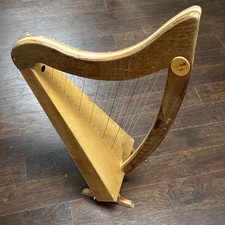 Praise Worthy Harps 22-String Lever Folk Harp 36" VTG Wood Needs Repair As-Is