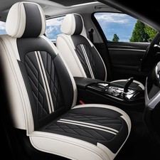 Luxury Nappa Leather Seat Covers 5-seat Front Rear Cover Universal For Sedan Suv Luxury Nappa Leather Seat Covers 5-seat Front Rear Cover Universal For Sedan Suv