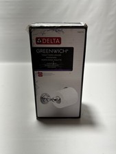 Delta Greenwich Toilet Paper Holder Chrome Wall Mount Bathroom Fixture