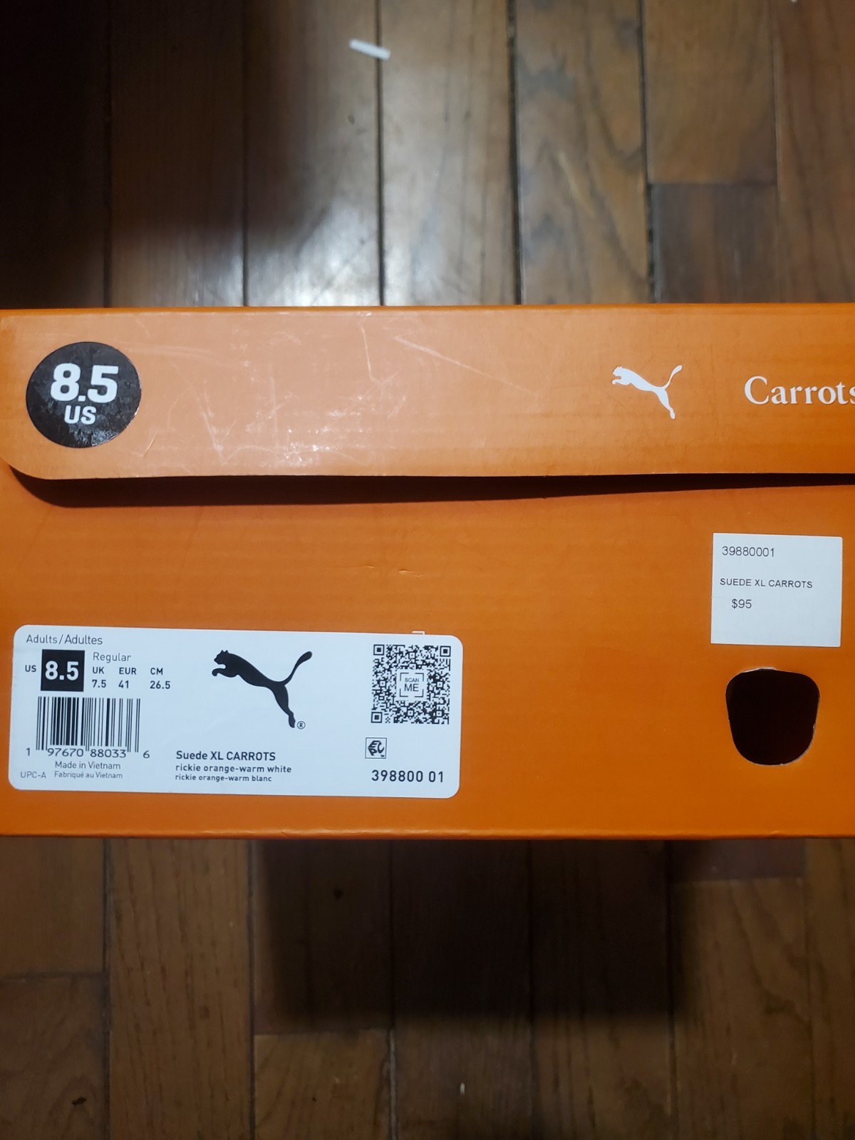 Mens PUMA x Carrots Suede Sneaker Shoes Size 8.5  Rickie Orange Brand New  thumbnail 6