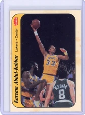 1986-87 Fleer Sticker - Kareem Abdul-Jabbar #1