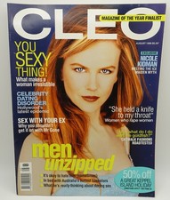 Cleo Magazine August 1999 Nicole Kidman Cover Vintage Australian Magazine