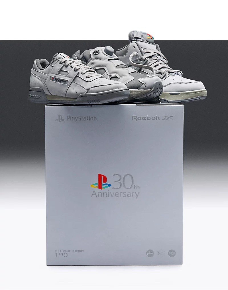 REEBOK x SONY PLAYSTATION 30TH ANNIVERSARY STACKING PACK SPECIAL BOX US SIZE 8.5