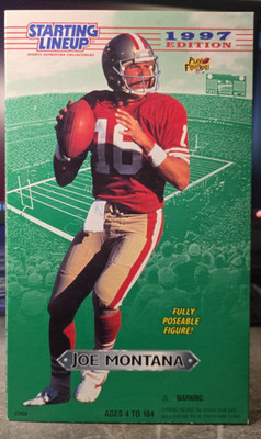 Joe Montana Starting Lineup 1997 Edition 12  Poseable Figure MIB