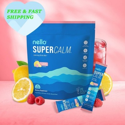 NEW Nello Supercalm   Calming Drink Mix with KSM-66 Ashwagandha, Vitamin D3