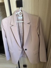 Mango Beige io iak ee Blazer Size S