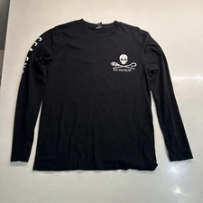 Sea Shepherd Long Sleeve Shirt Black Mens Small