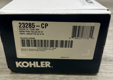 KOHLER K-23285-CP Square 24" Towel Bar, Polished Chrome