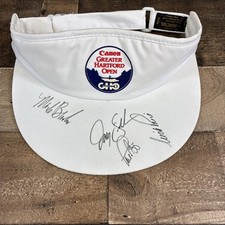 Autographed PGA Visor Nick Price Paul Azinger Canon Greater Hartford Open Signed