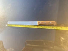 Vintage R.H. Forschner Victorinox 12" Serrated Bread / Slicer Knife – Swiss‑Made